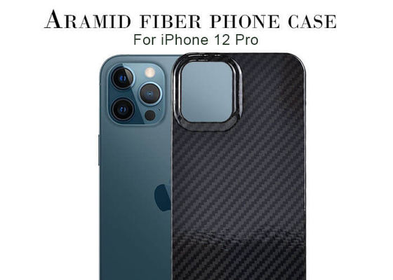 Half Cover Design iPhone 12 Pro เคสโทรศัพท์เกรดทหาร Aramid Fiber Kevlar